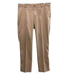 Nike Golf Dri Fit Pants Mens 35x32 Beige Tan Outdoor Preppy Casual Classic